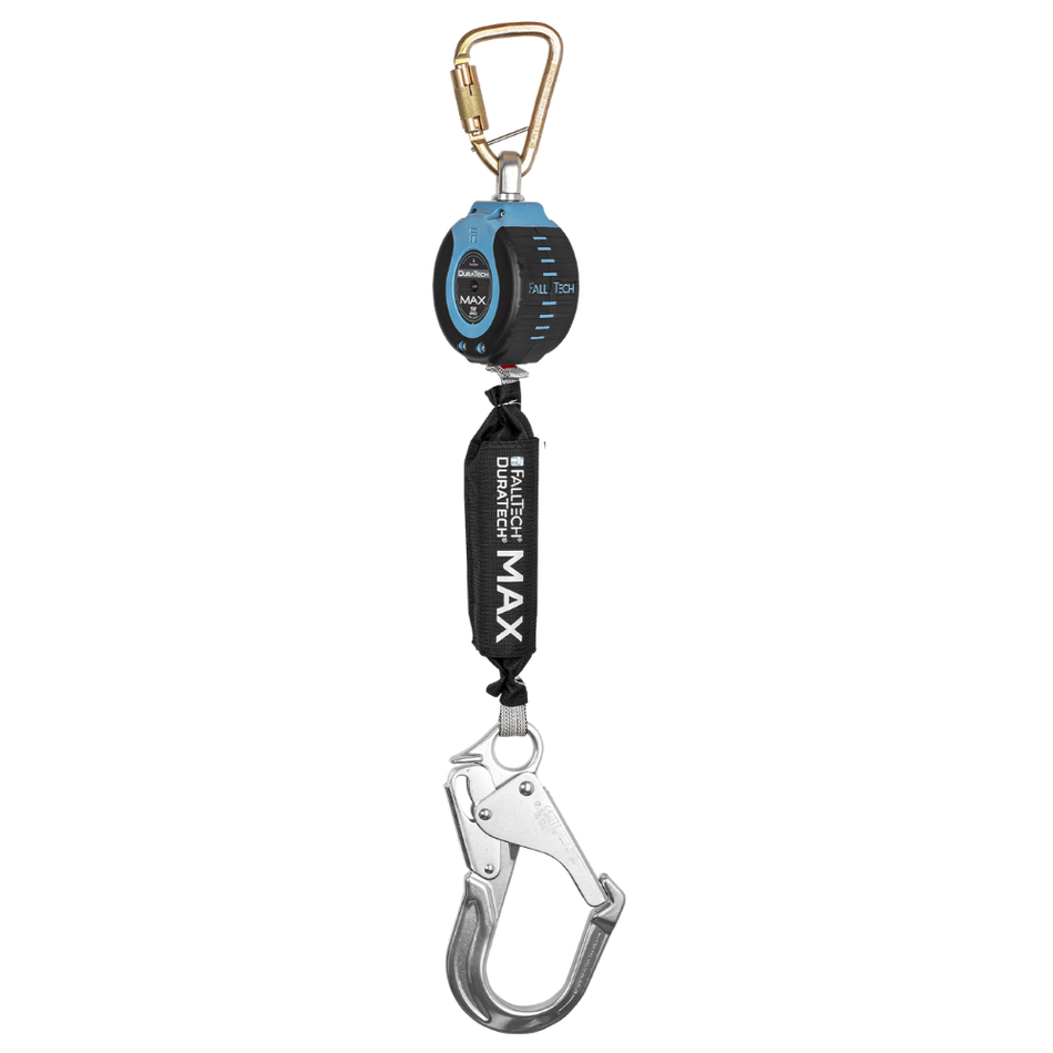 9' DuraTech® MAX Personal SRL with Aluminum Rebar Hook and Dorsal Connecting Carabiner – 82709SB5 – FallTech