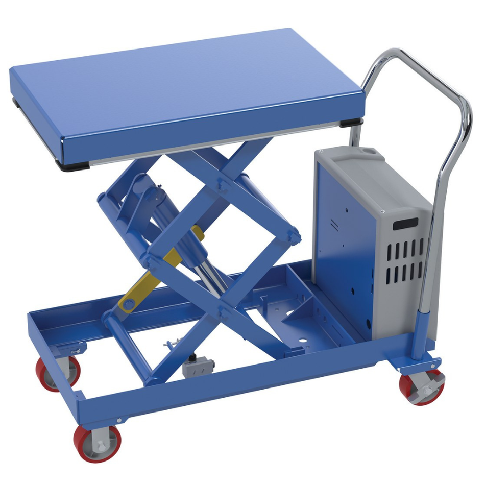 1000 Lb. Steel 12V DC Hydraulic Elevating Cart – CARTD-1000-2033-DC – Vestil