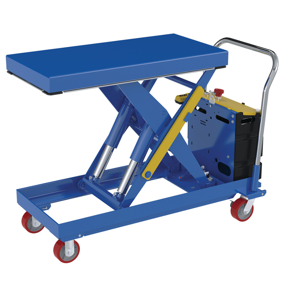 2500 Lb. Steel 12V DC Powered Hydraulic Elevating Cart – CART-2500-2040-DC – Vestil