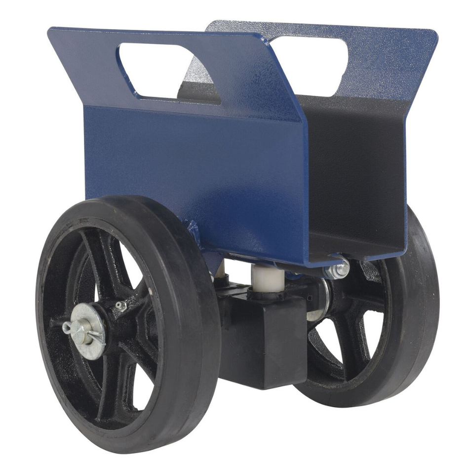 1200 Lb. Steel Heavy Duty Adjustable Panel Dolly with Mold-On Rubber Casters - PLDL-HD-4-8MR  - Vestil