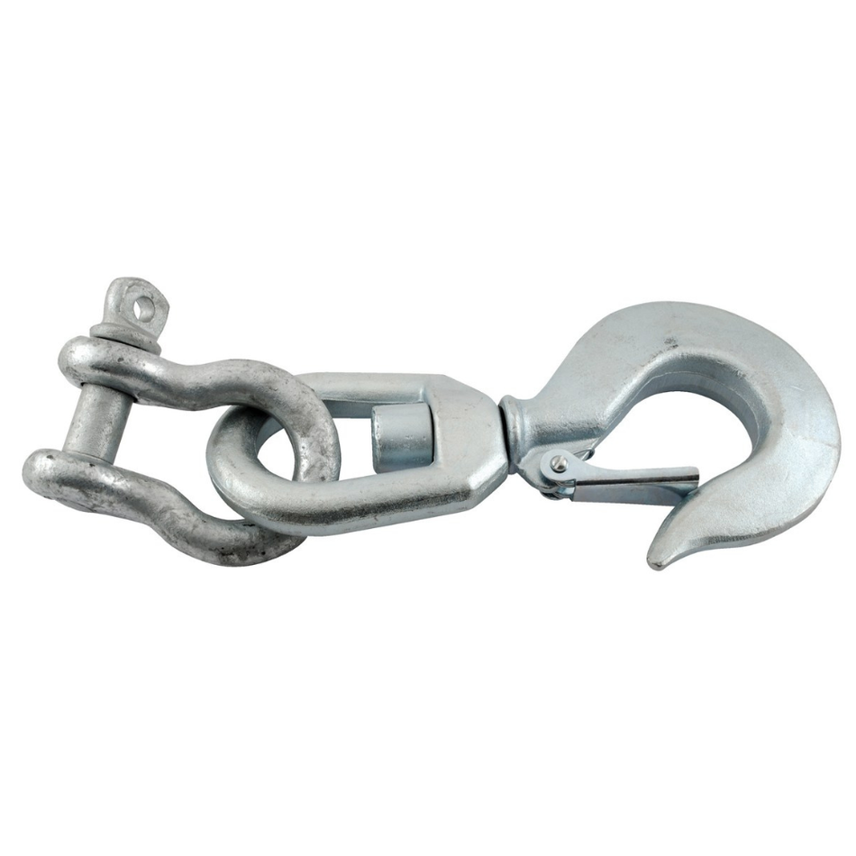 Steel Swivel Hook w/ Shackle - 10000 lbs - Vestil