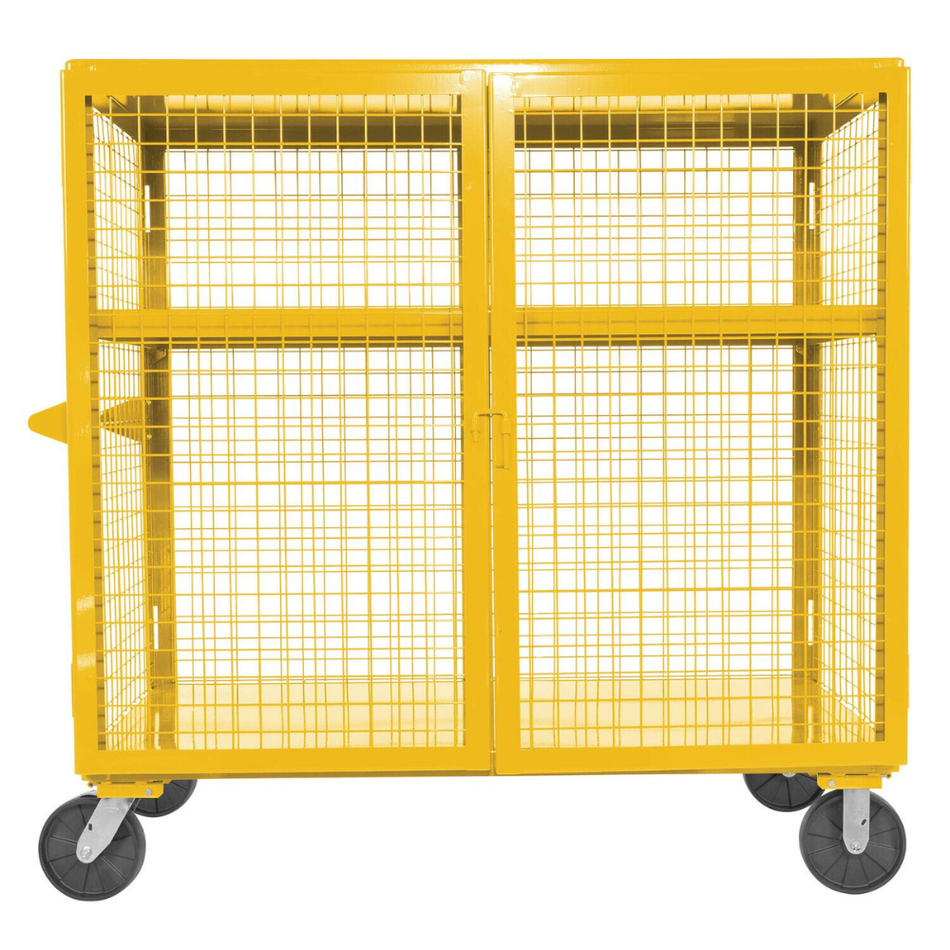 2000 Lb. Welded Steel Expanded Metal Security Cart – SCW-XM-3060-YL – Vestil