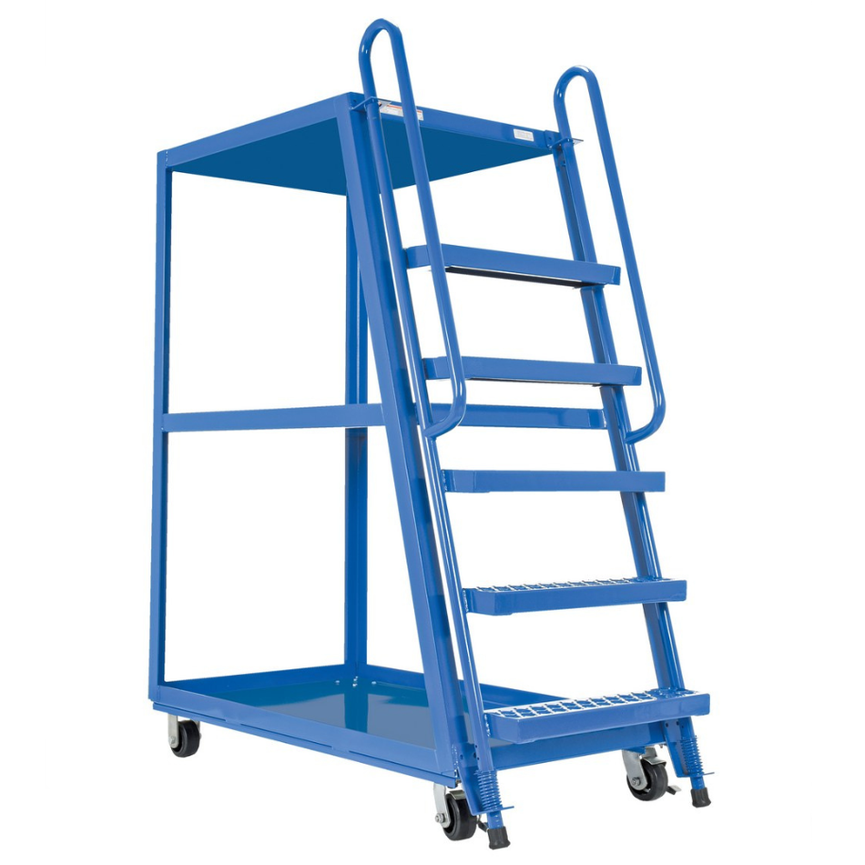 1,000 lb Steel High Frame Cart with Mold On Rubber Casters– SPS-HF-2852 – Vestil