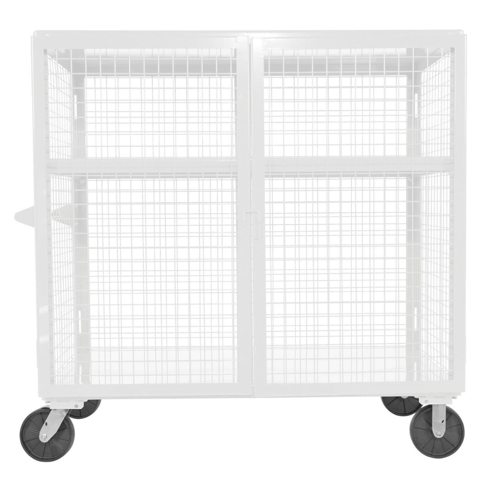 2000 Lb. Welded Steel Expanded Metal Security Cart – SCW-XM-3060-WT – Vestil