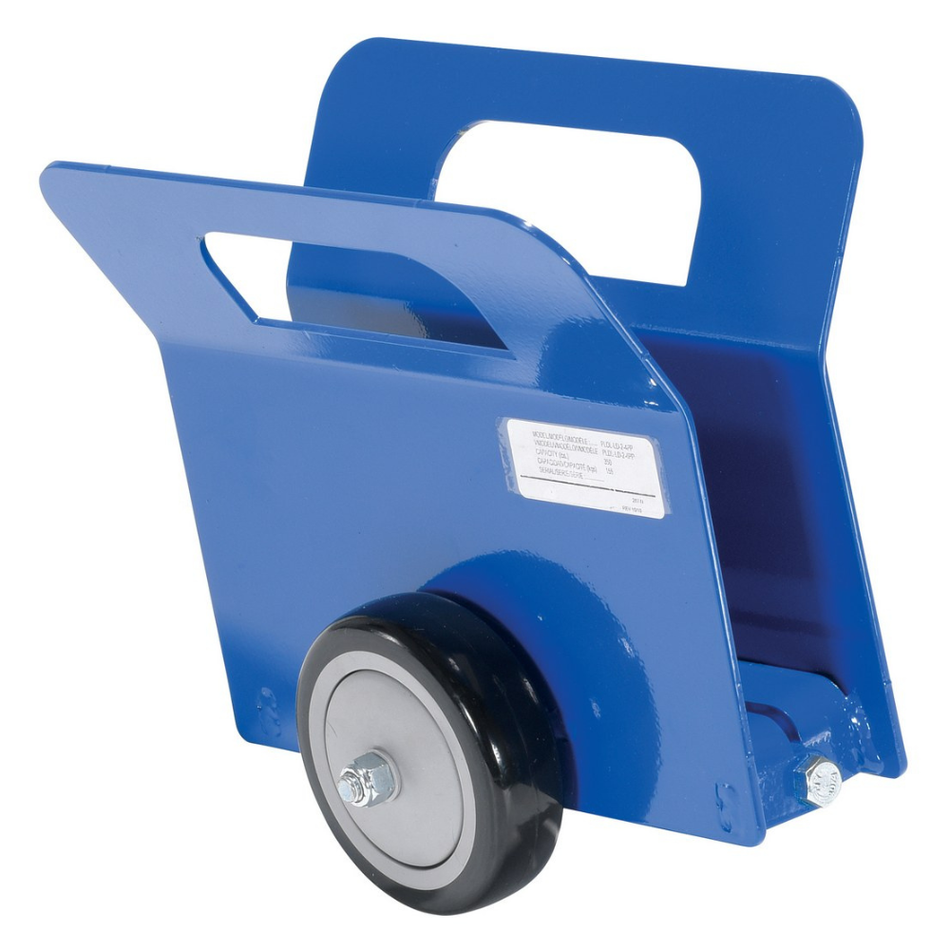 350 Lb. Steel Light Duty Door & Panel Dolly with Poly-On-Poly Casters - PLDL-LD-2-4PP -  Vestil