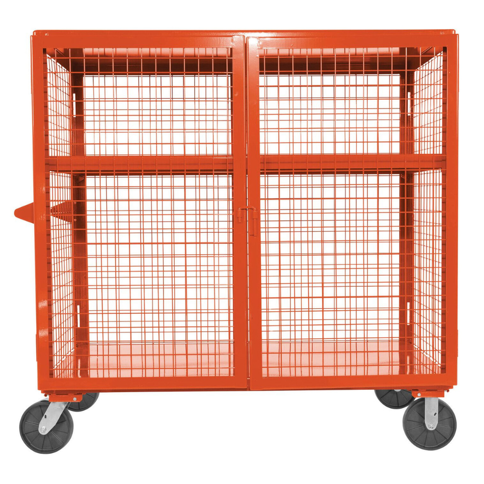 2000 Lb. Welded Steel Expanded Metal Security Cart – SCW-XM-3060-OR – Vestil