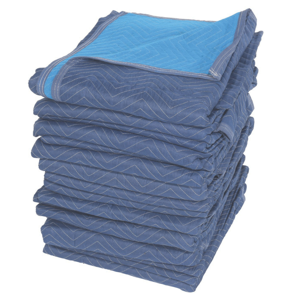 12 Pack Heavy-Duty Quilted Moving Pads – 80" x 72" – QPC-7280-VP-12PK – Vestil