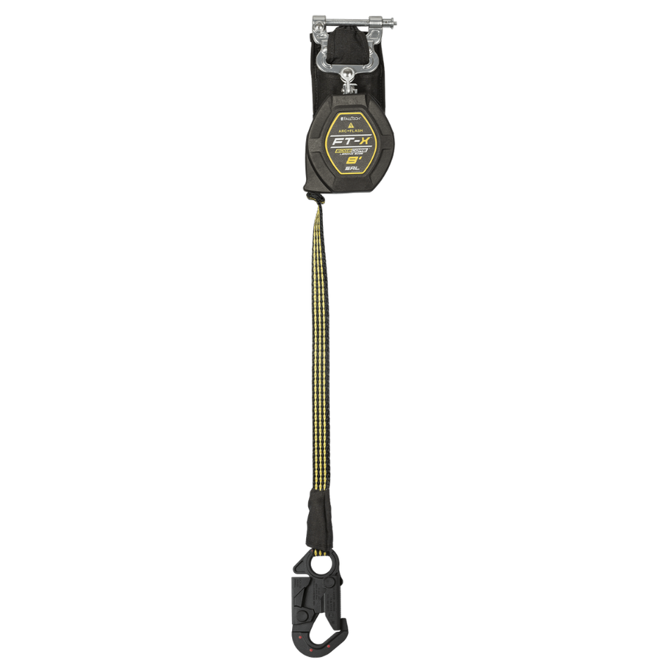 8' FT-X EdgeCore Arc Flash Class 2 LE Personal SRL-P, Single-Leg with Dielectric Snap Hook – 84008SPD1 – FallTech