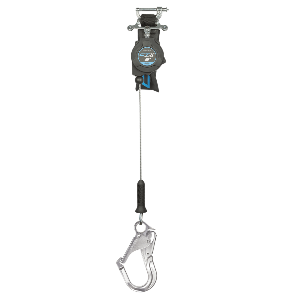 8' CTX™ Cable Class 2 Leading Edge Personal SRL-P with Aluminum Rebar Hook – 83208SP5 – FallTech