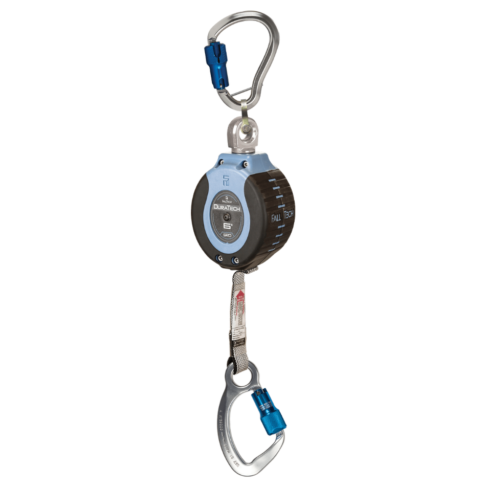 6' DuraTech® Personal SRL with Aluminum Carabiner and Aluminum Dorsal Connecting Carabiner – 82706SG6 – FallTech