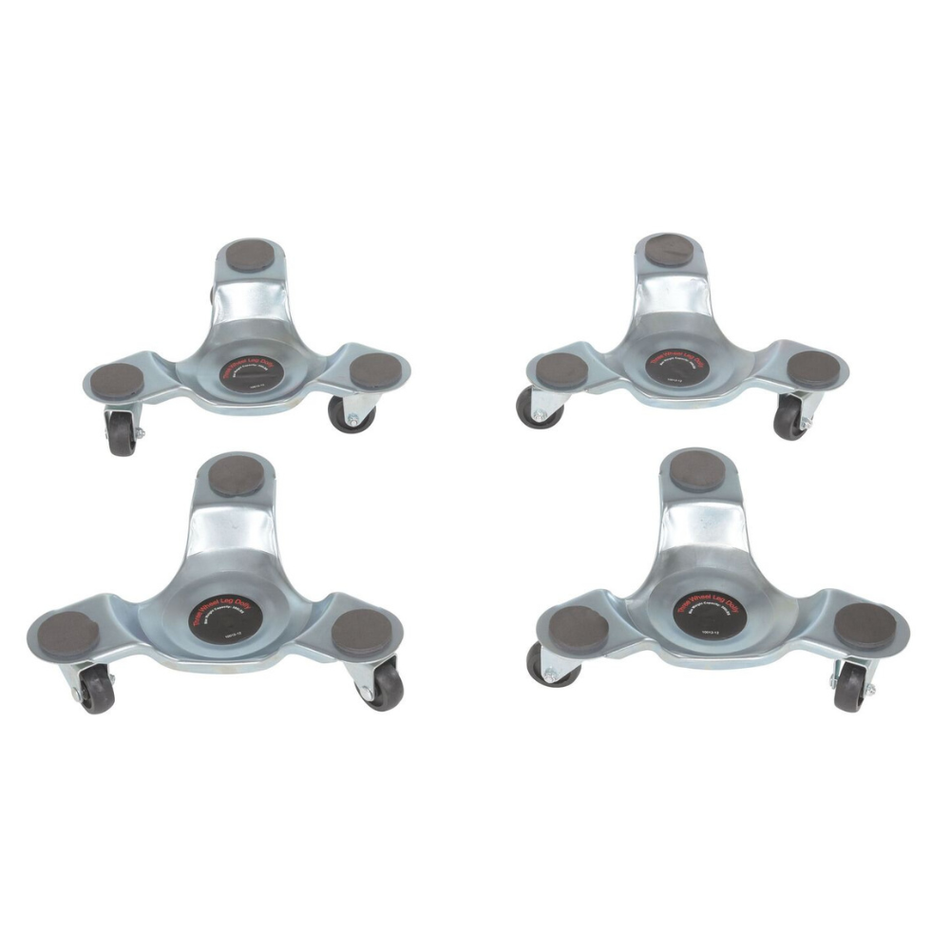 300 Lb. Steel Leg Dolly – 4 Pack – LEG-D-12-4PK – Vestil