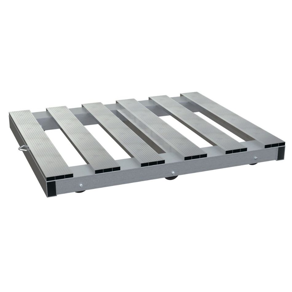 4000 Lb. Aluminum Pallet Dolly with Pallet Top and Tilt – DOL-PT-4248-6T – Vestil