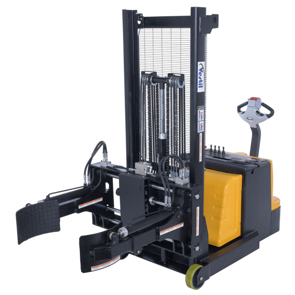 800 lb Steel Vertical Drum Gripper/Rotator Stacker with Reach – 71" Dispensing Height – S-MU-VDGR-64-REACH – Vestil