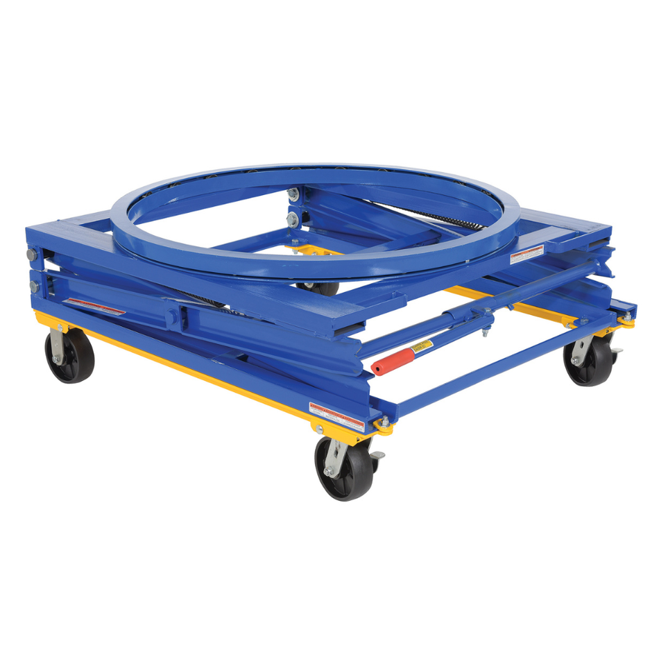 1500 Lb. Steel Adjustable Pallet Carousel Stand with Casters – PS-4045/CA-CK – Vestil