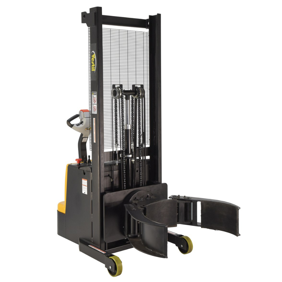 800 lb Steel Vertical Drum Gripper/Rotator Stacker – 64" Dispensing Height – S-MU-VDGR-64 – Vestil
