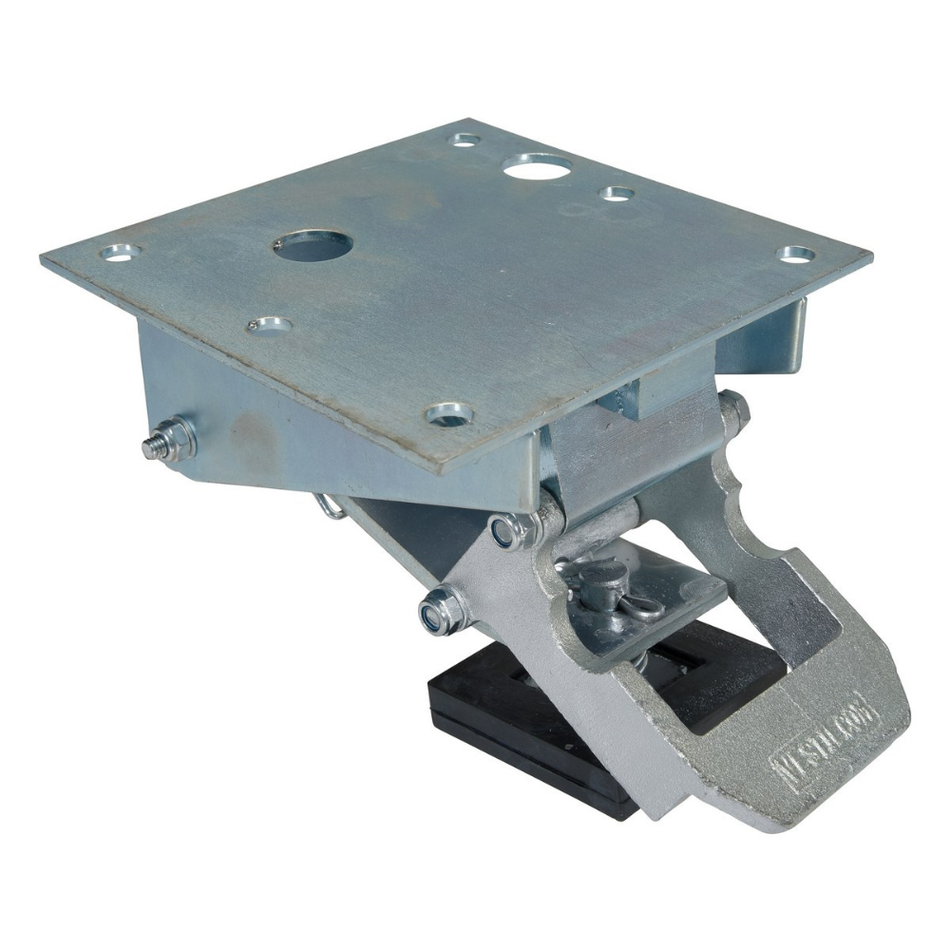 Steel Low-Profile Floor Lock – 3-3/4 In. to 4-9/16 In. Height – FL-LK-LP - Vestil