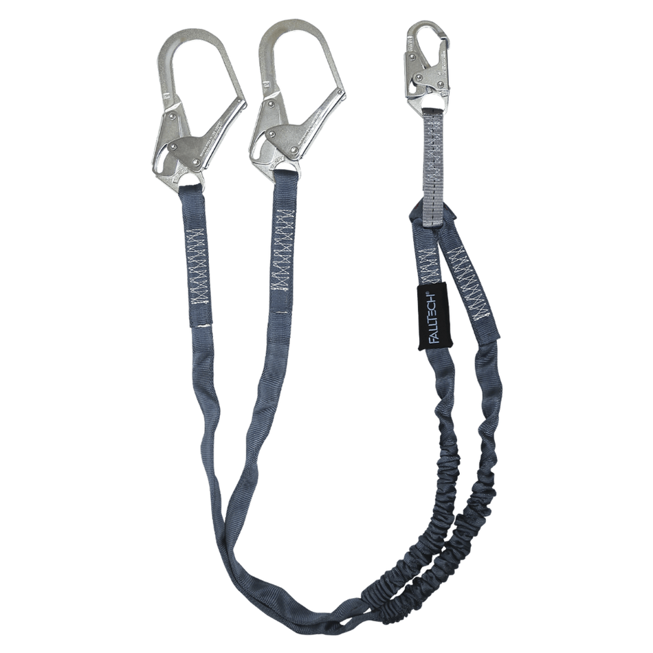 6' Internal Energy Absorbing Lanyard, Double-leg with Steel Connectors – 8259Y3 – FallTech