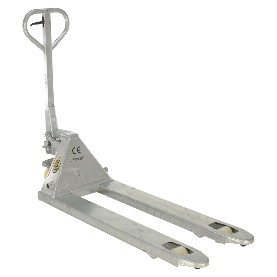 Hand Pallet Truck - Galvanized - 20" x 48" - 5500 lbs - Vestil