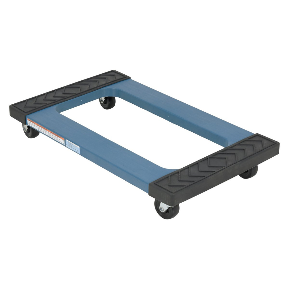 1000 Lb. Plastic Dolly with Rubber Ends – PDOC-1830 – Vestil