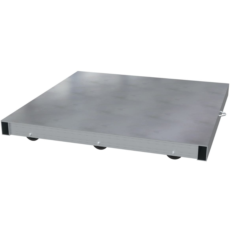 4000 Lb. Aluminum Pallet Dolly with Solid Top – DOL-ST-4242-6NT – Vestil