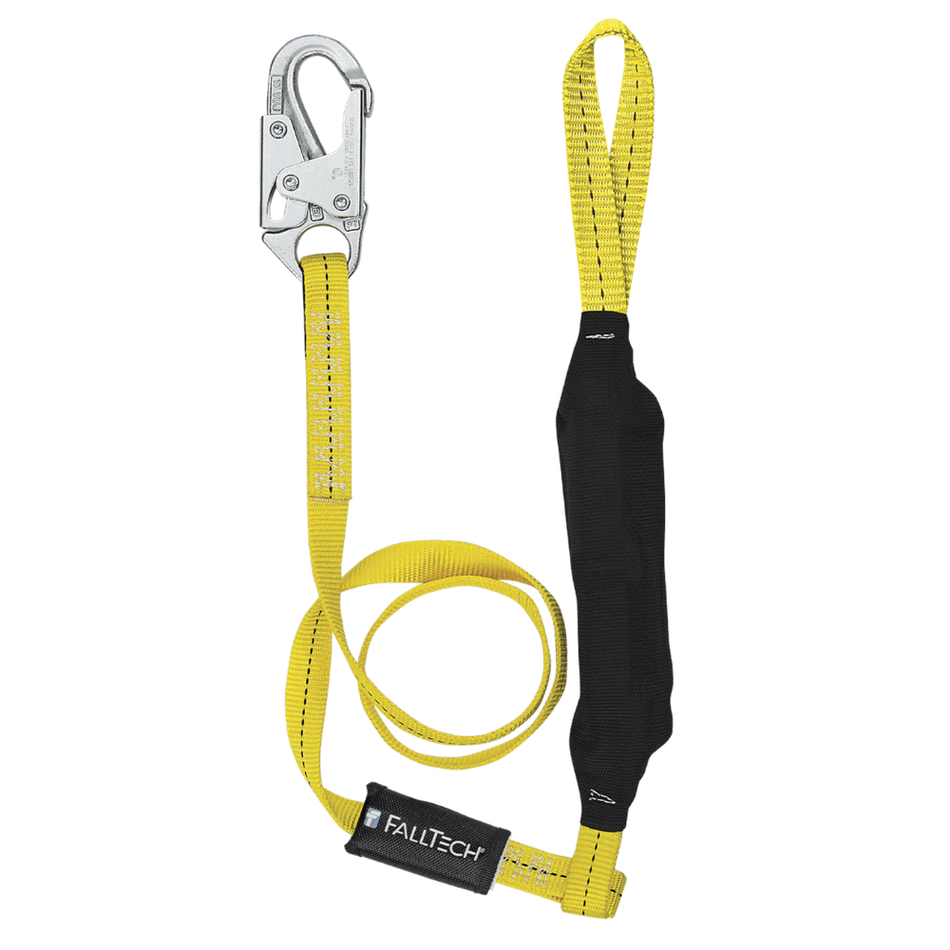 6' Soft Pack FT Basic® Energy Absorbing Lanyard, Single-leg with Choke-loop – 8256LTL – FallTech