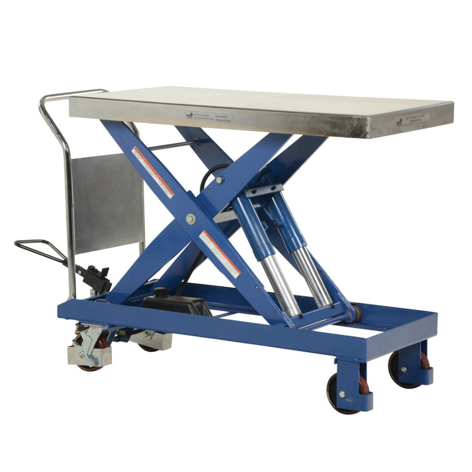 4000 Lb. Steel Hydraulic Scissor Cart – CART-4000 – Vestil