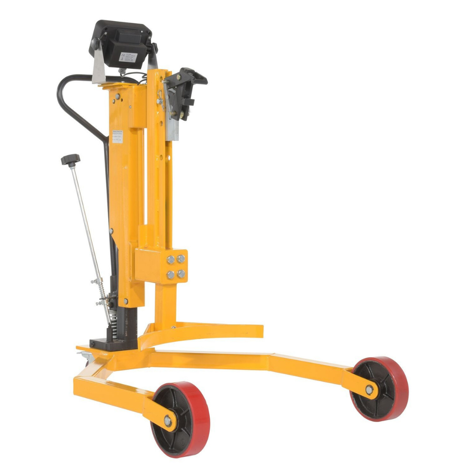 500 Lb. Steel Ergonomic Drum Truck with Scale – DRUM-55-SCL – Vestil
