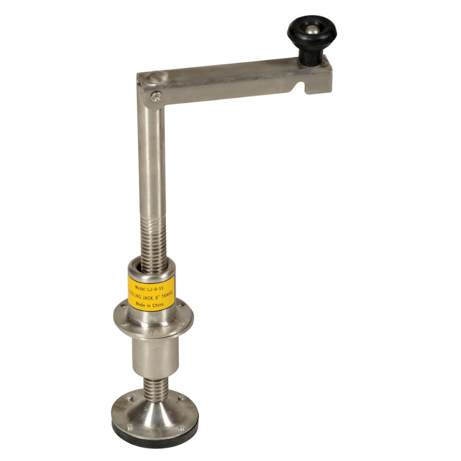 5,000 Lb. Stainless Steel Leveling Jack – LJ-9-SS - Vestil