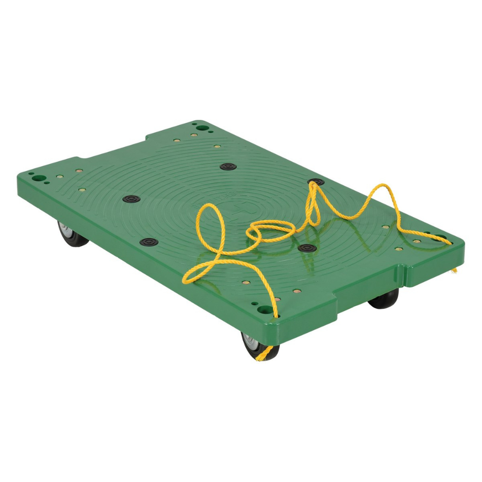 500 Lb. Polyethylene Dolly with Pull Rope – POS-1830-ROPE – Vestil