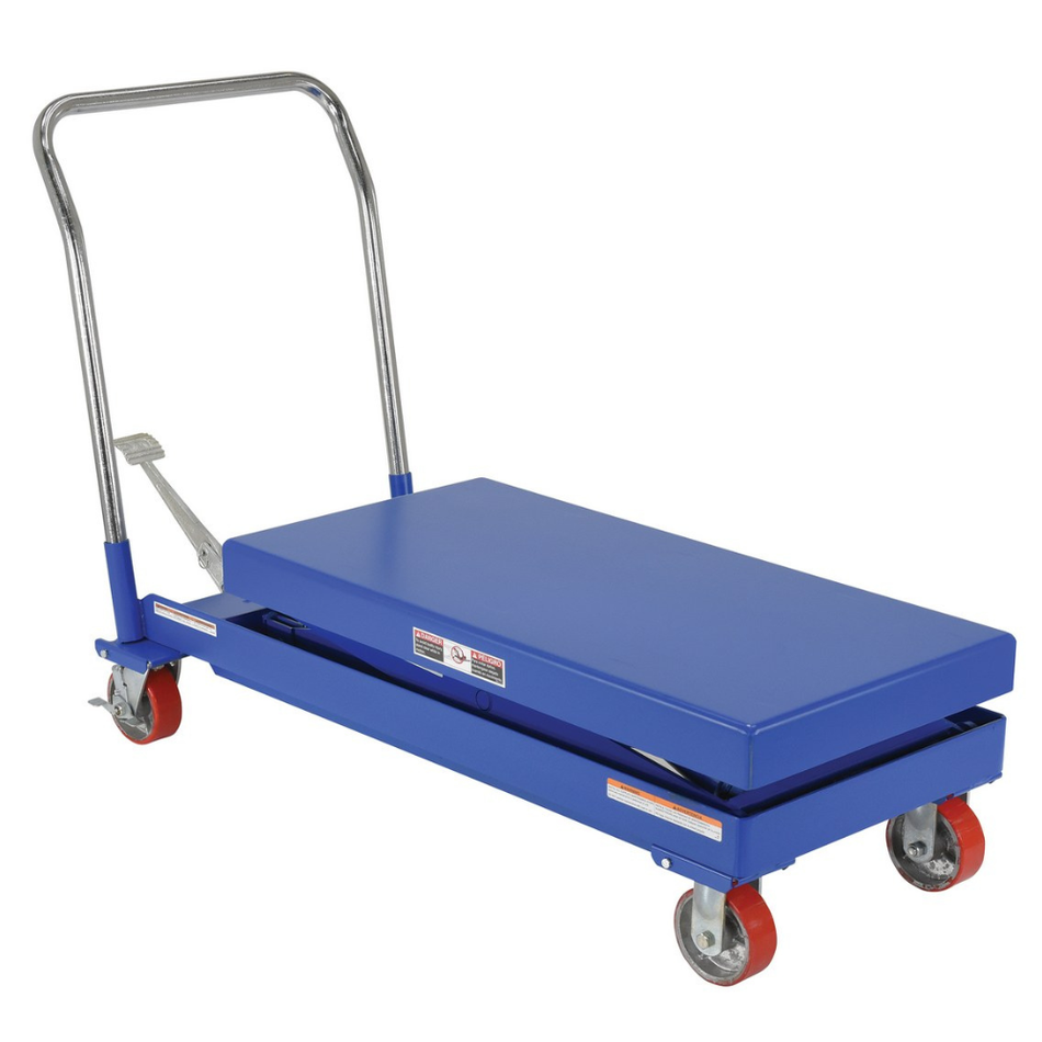 2500 Lb. Steel Hydraulic Elevating Cart with Foot Pump – CART-2500-2040-FP – Vestil