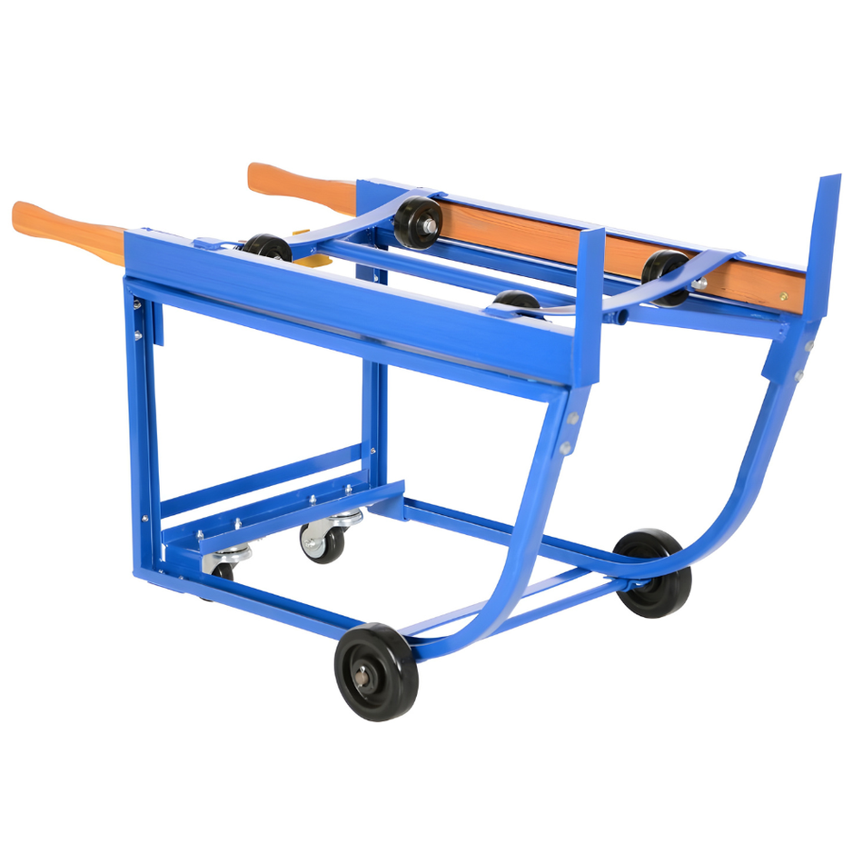 1000 lb Steel Rotating Drum Cart – Polyolefin Wheels – RDC-1000-5PO – Vestil