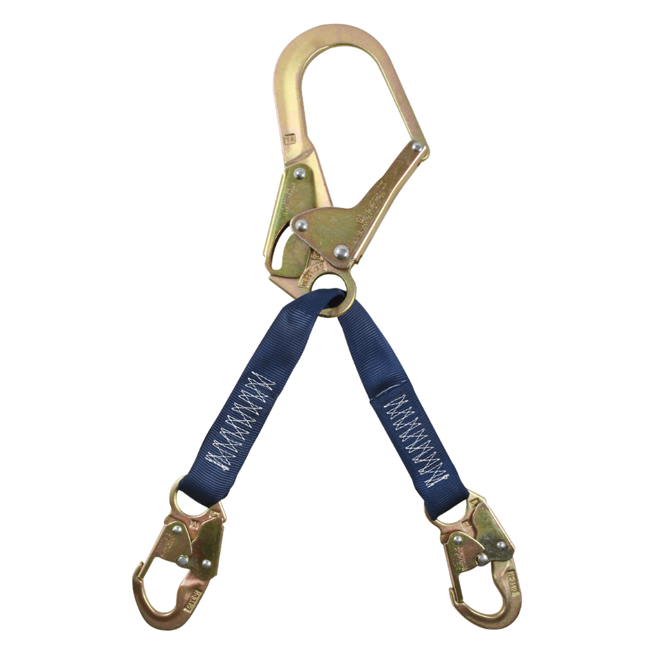 24" Standard-duty Rebar Positioning Assembly with Jacketed Web and Steel Non-Swivel Rebar Hook – 8250LTW – FallTech