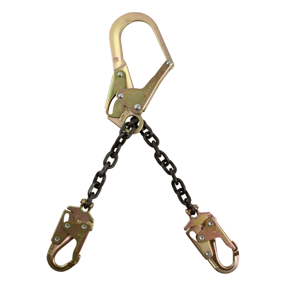 21" Standard-duty Rebar Positioning Assembly with Chain and Steel Non-Swivel Rebar Hook – 8250LT – FallTech