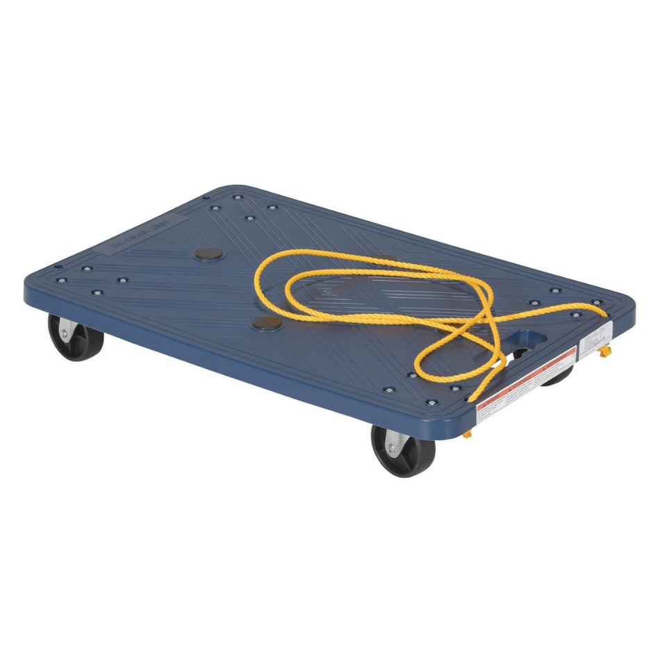 220 Lb. Polyethylene Dolly with Pull Rope – POS-1624-ROPE – Vestil