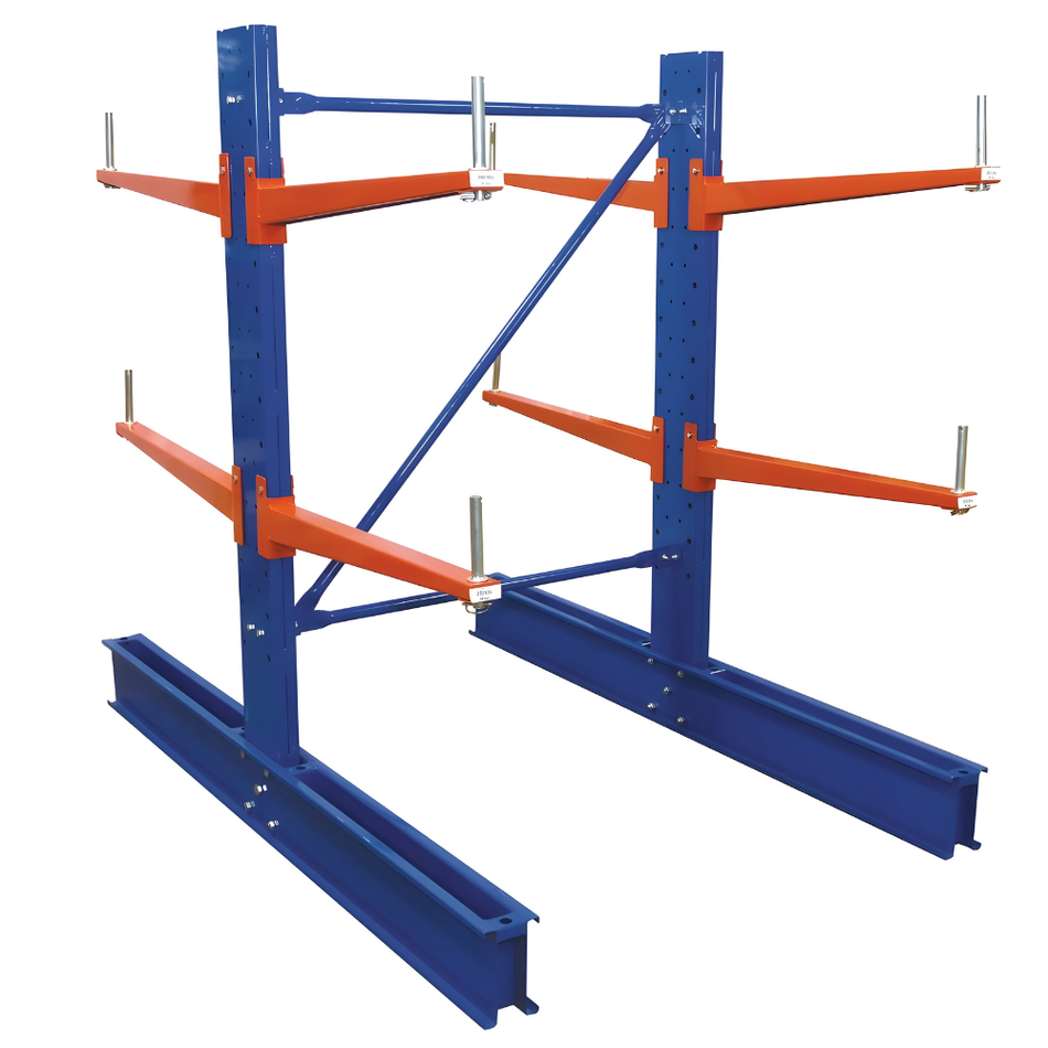 Steel Cantilever Rack Kit - Double-Sided - 36 In. Arm Set - Vestil