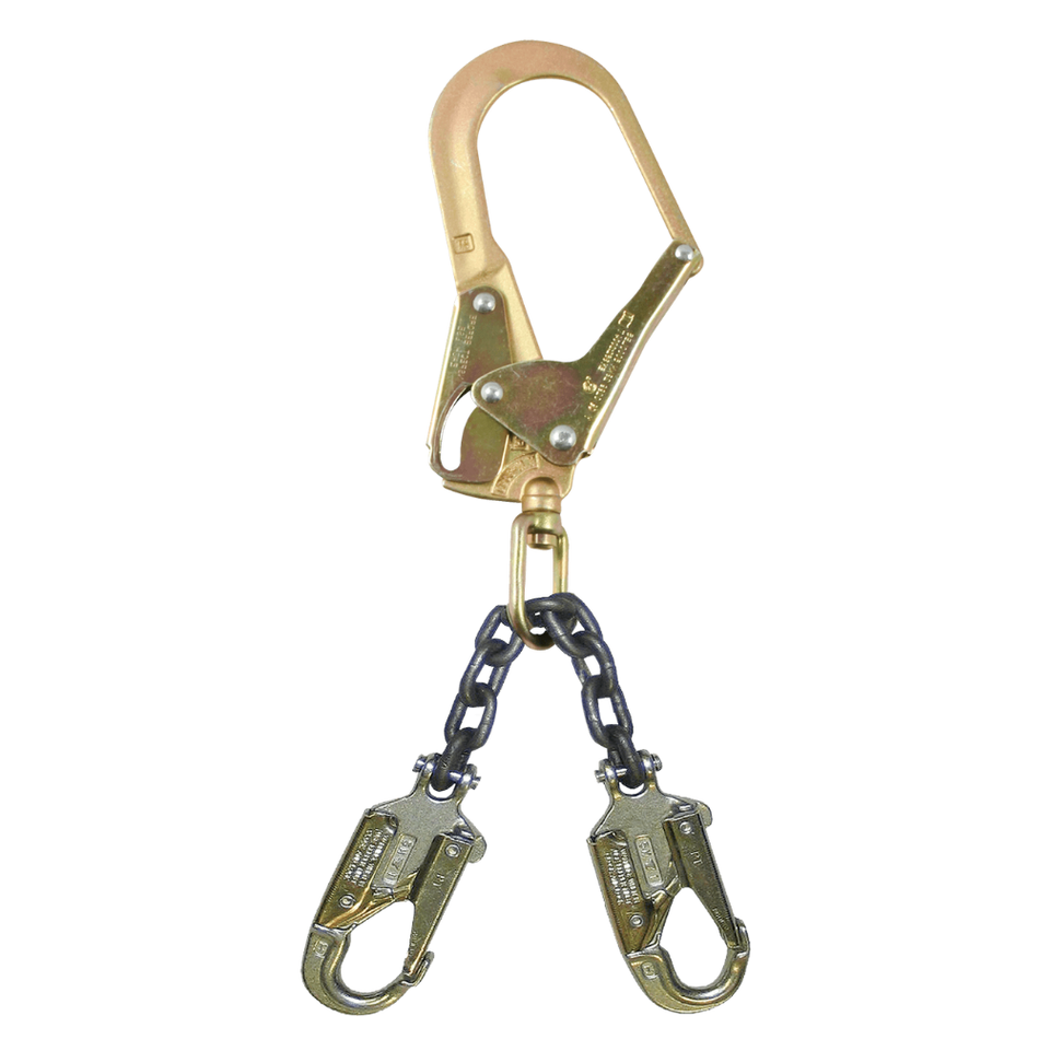 17" Premium Rebar Positioning Assembly with Chain and Steel Swivel Rebar Hook – 82506L – FallTech