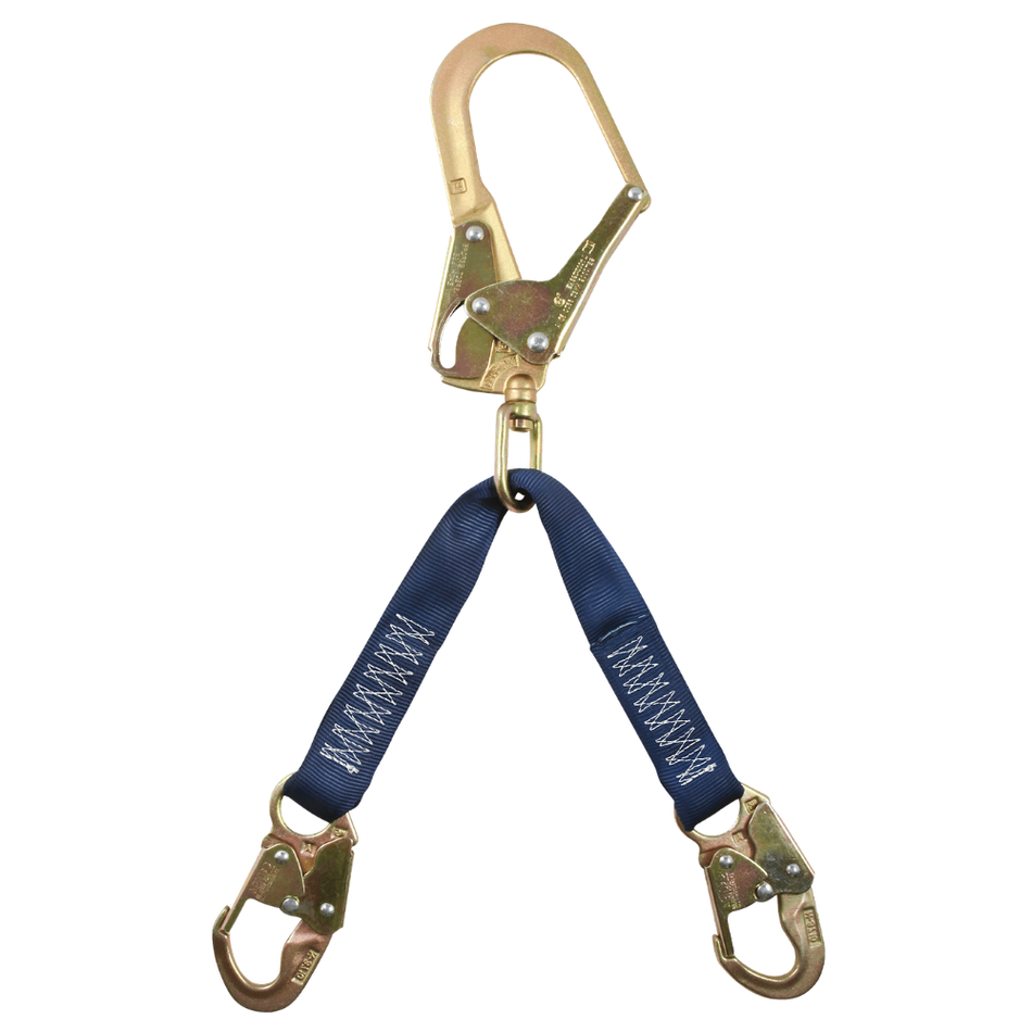19" Rebar Positioning Assembly with Jacketed Web and Steel Swivel Rebar Hook– 825012W – FallTech