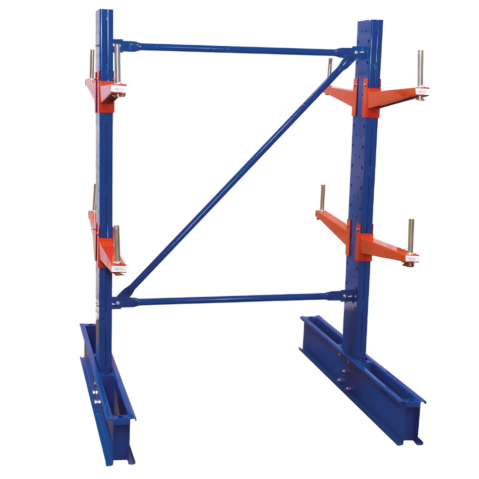Steel Cantilever Rack Kit - Double-Sided - 24 In. Arm Set - Vestil