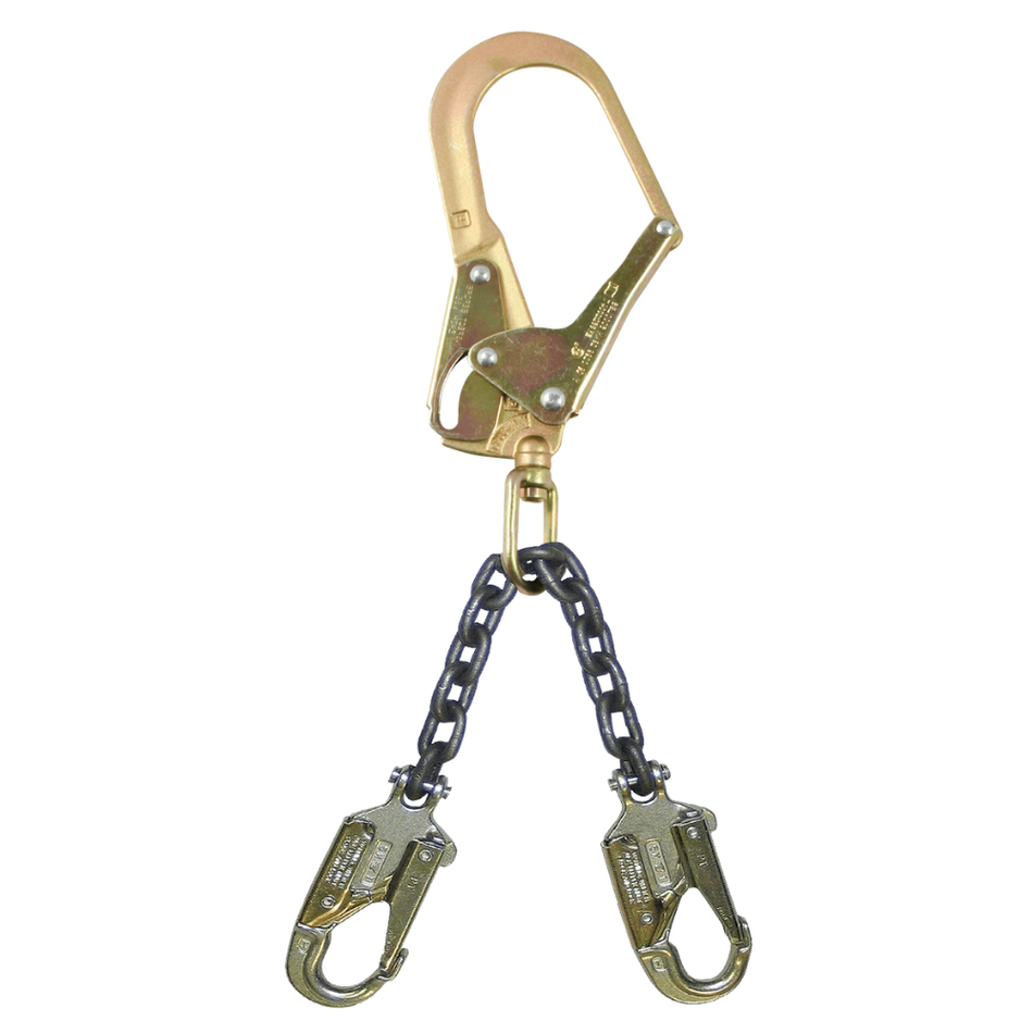 19" Premium Rebar Positioning Assembly with Chain and Steel Swivel Rebar Hook  – 825010LK – FallTech