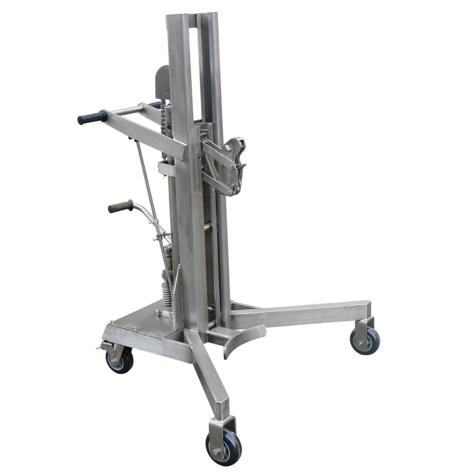 800 Lb. Stainless Steel Drum Lifter/Transporter – DRUM-LT-SS – Vestil