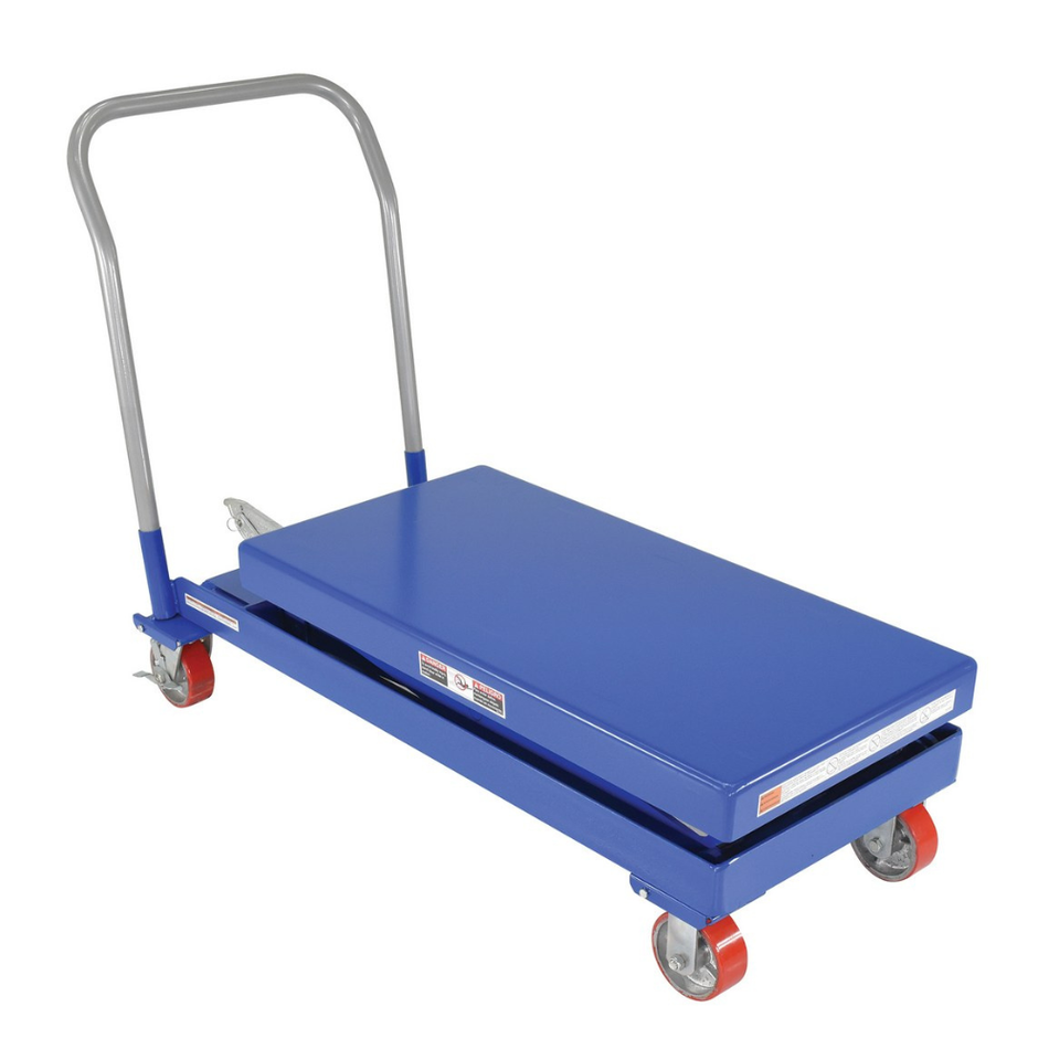 2000 Lb. Steel Hydraulic Elevating Cart with Foot Pump – CART-2000-2040-FP – Vestil