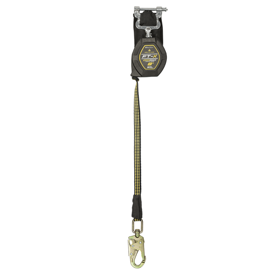 8' FT-X EdgeCore Arc Flash Class 2 LE Personal SRL-P, Single-Leg with Steel Swivel Snap Hook – 84008SP2 – FallTech