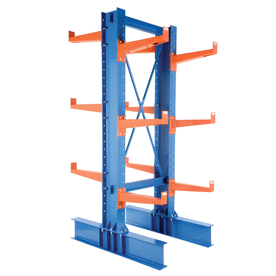 Steel Heavy-Duty Cantilever Rack Kit - Double-Sided - 36 In. Arm Set - Vestil