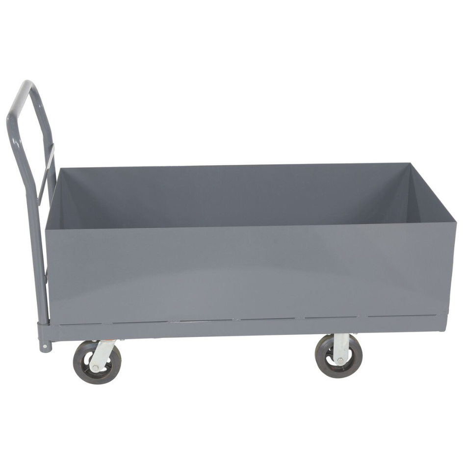 2000 Lb. Steel Heavy Duty Deep Box Platform Truck with 12 in. Sides – DBPT-2448-12 – Vestil