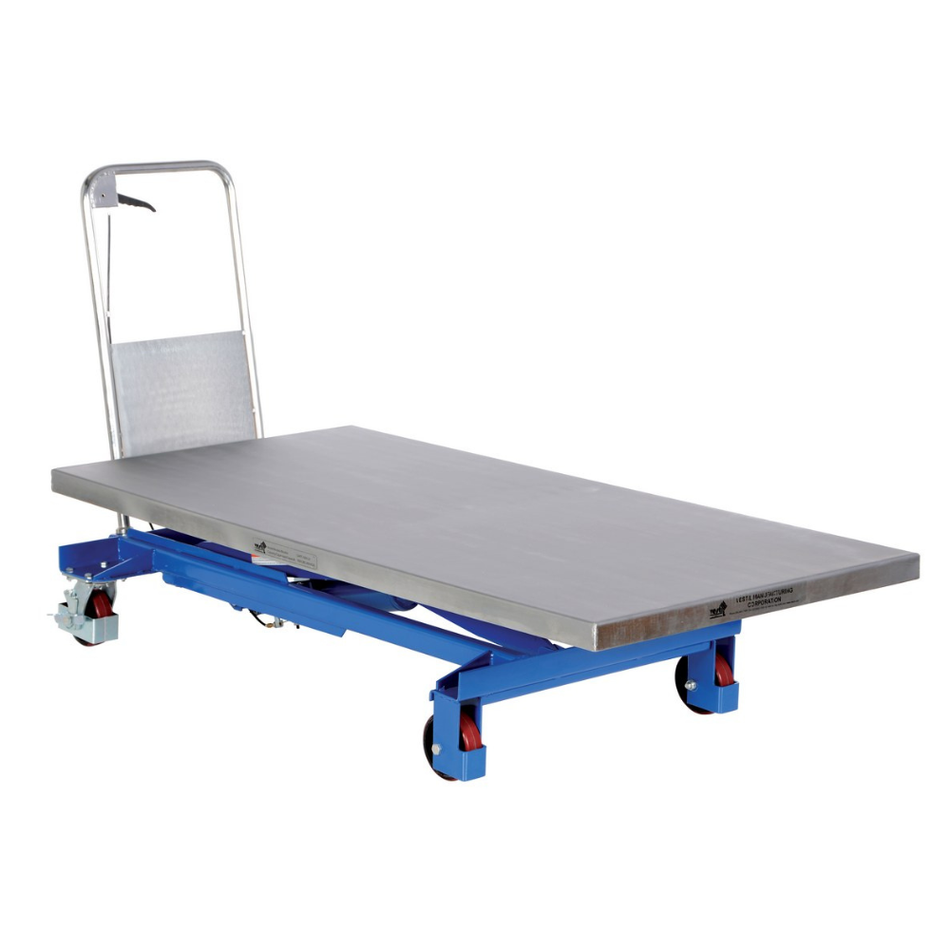1000 Lb. Steel Hydraulic Single Scissor Cart – CART-1000-LD – Vestil