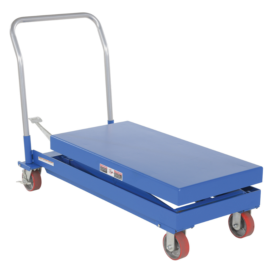 1000 Lb. Steel Hydraulic Elevating Cart with Foot Pump – CART-1000-2040-FP – Vestil
