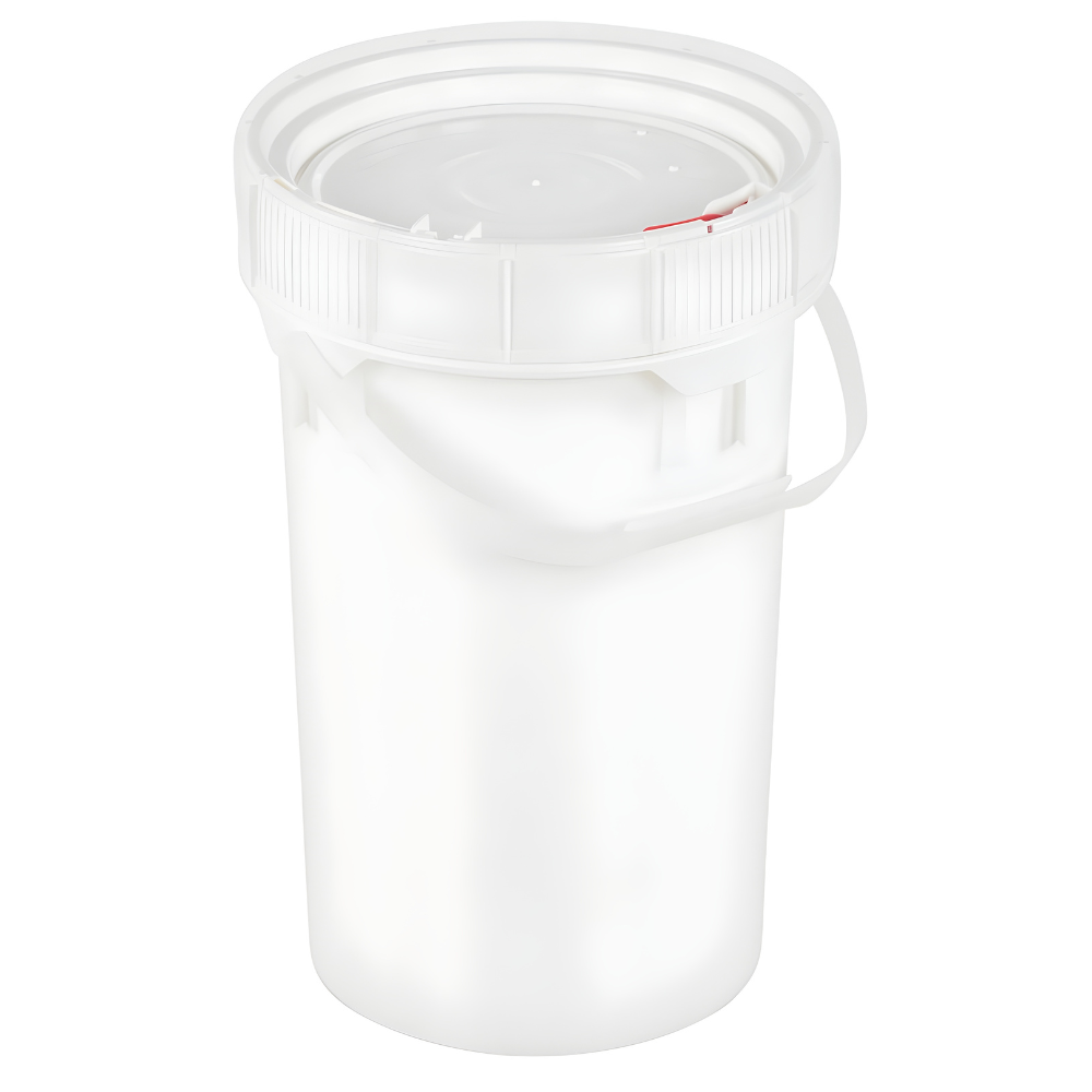 High Density Polyethylene Screw Top Pail with Lid – 6.5 Gallon – PAIL ...