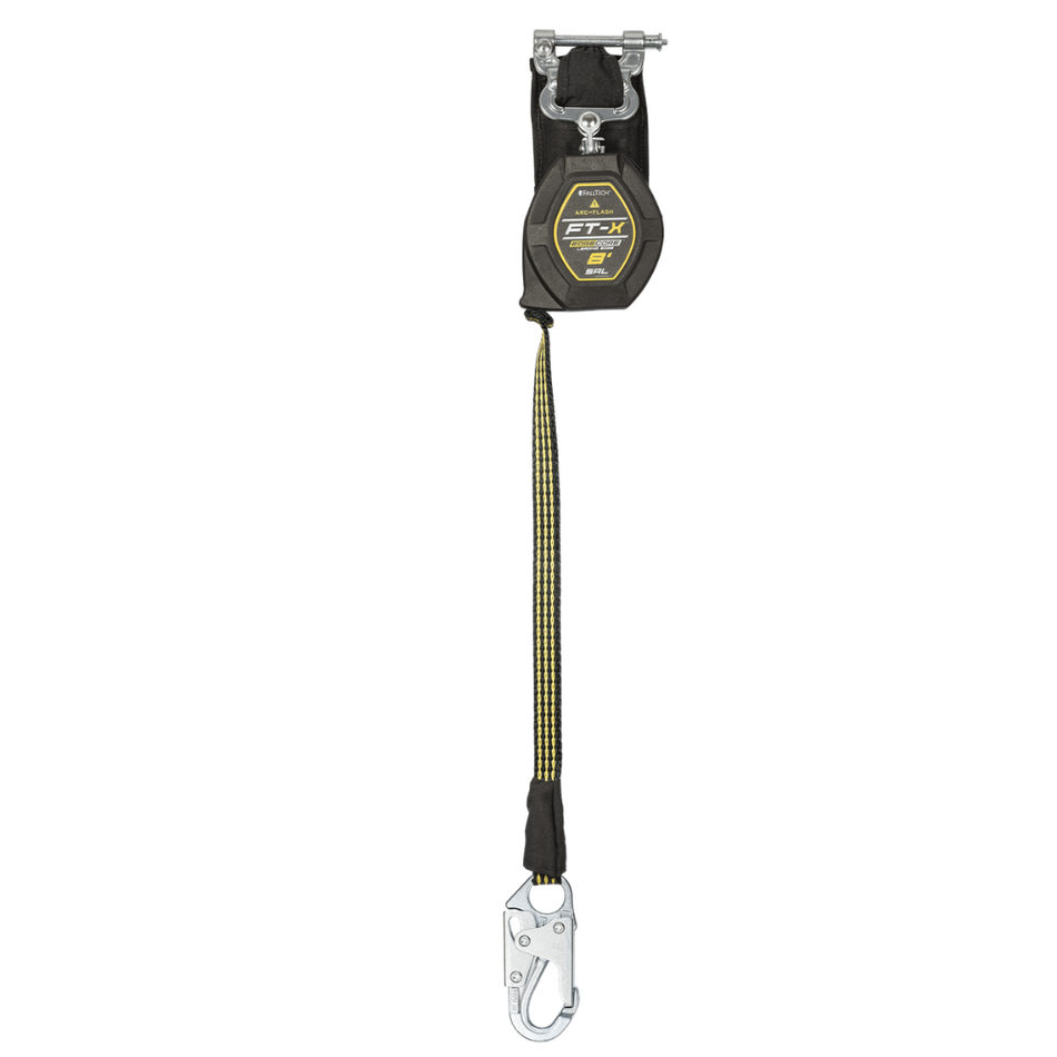 8' FT-X EdgeCore Arc Flash Class 2 LE Personal SRL-P, Single-Leg with Steel Snap Hook – 84008SP1 – FallTech