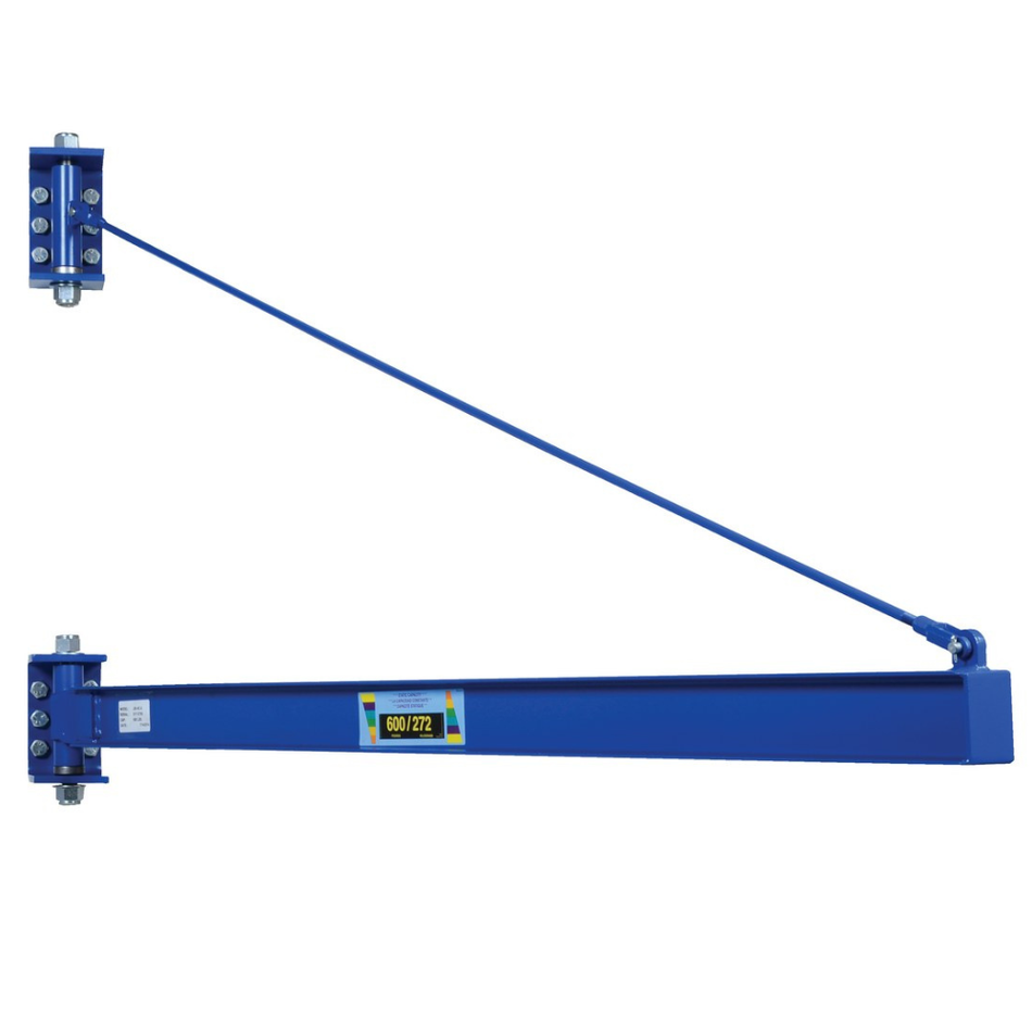 Jib Crane - 600 lbs - 7'-2" Span - Tie Rod Style Wall/Column Mount - Vestil