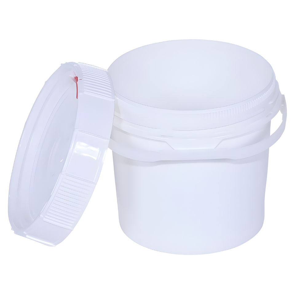 High Density Polyethylene Screw Top Pail with Lid – 3.5 Gallon – PAIL-SCR-35-W – Vestil